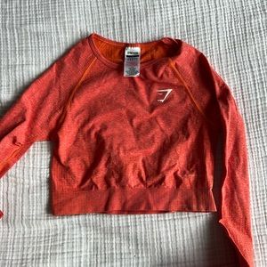 GYMSHARK long sleeve workout top